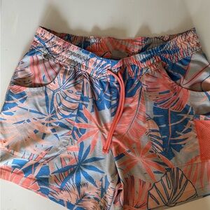 Columbia Blue, Peach, and Coral Shorts